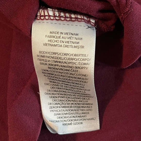 Polo by Ralph Lauren Maroon Short Sleeve Tee - Picture 8 of 9